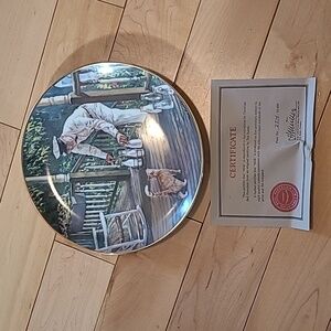 Decorative Plate "Milk" By Christian Bell Porcelain Ltd.